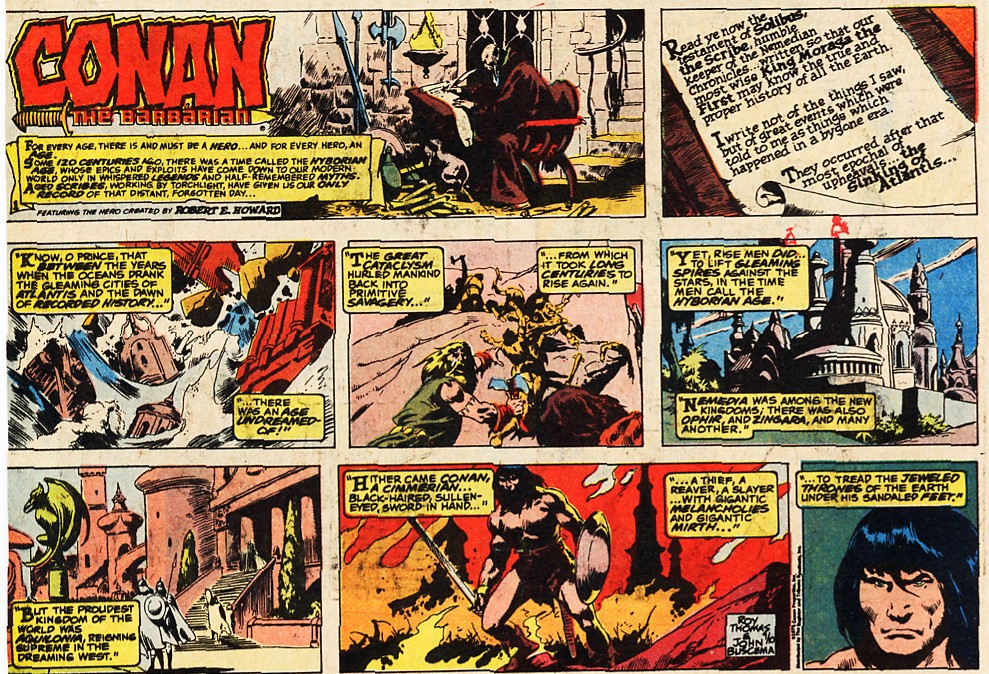Conan the Barbarian newspaper comic strip